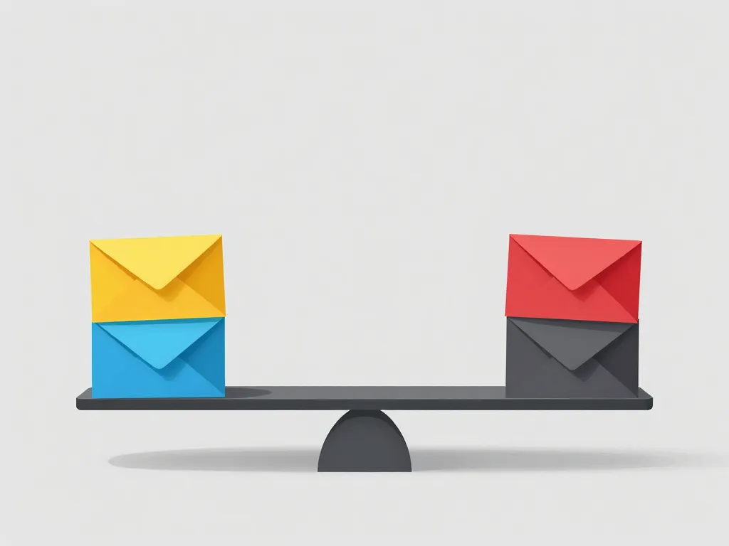 1 mail par jour avis balance bénéfices risques