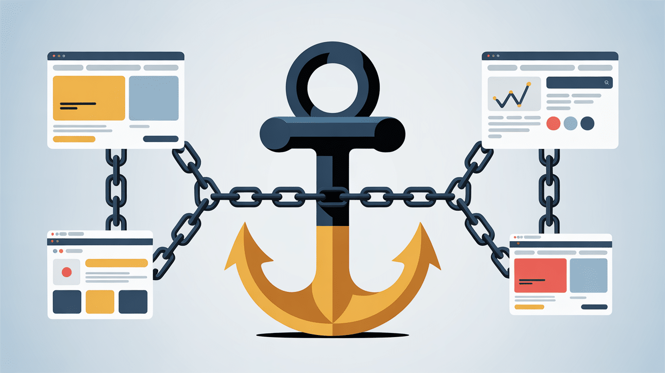 illustration SEO ancre de lien