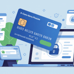 banque postale e carte sécurité paiement illustration