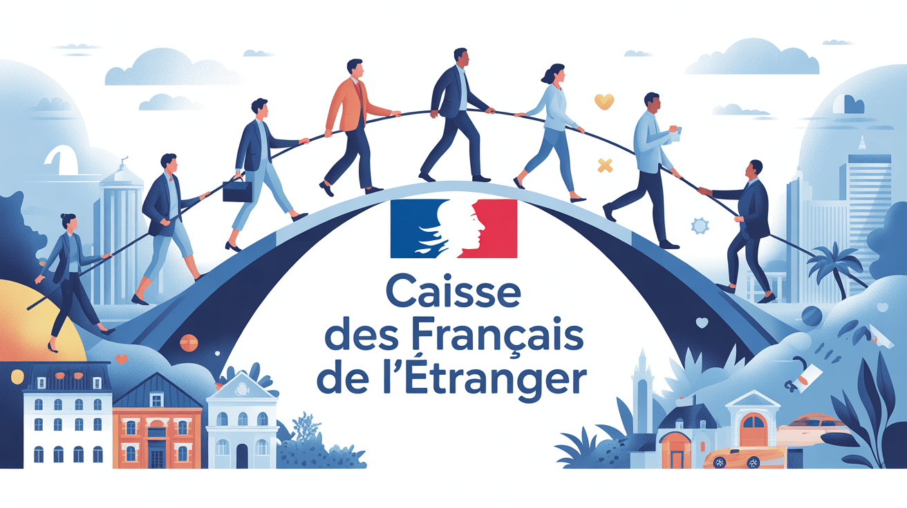 caisse des francais de l'étranger illustration mobilité internationale