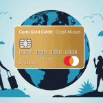 carte gold credit mutuel paiement a l'etranger illustration globe