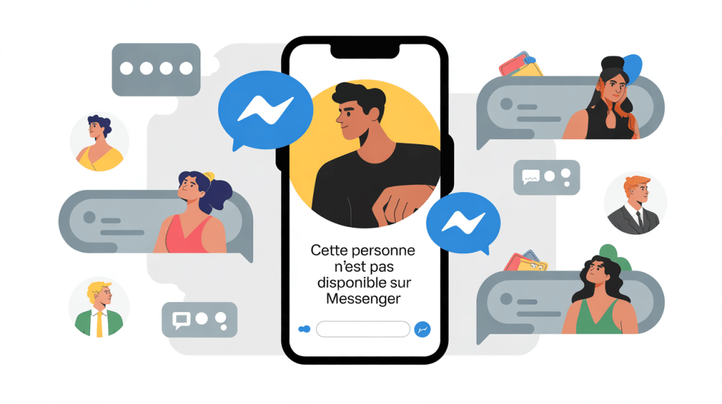 cette personne n'est pas disponible sur messenger message bloqué profil anonyme