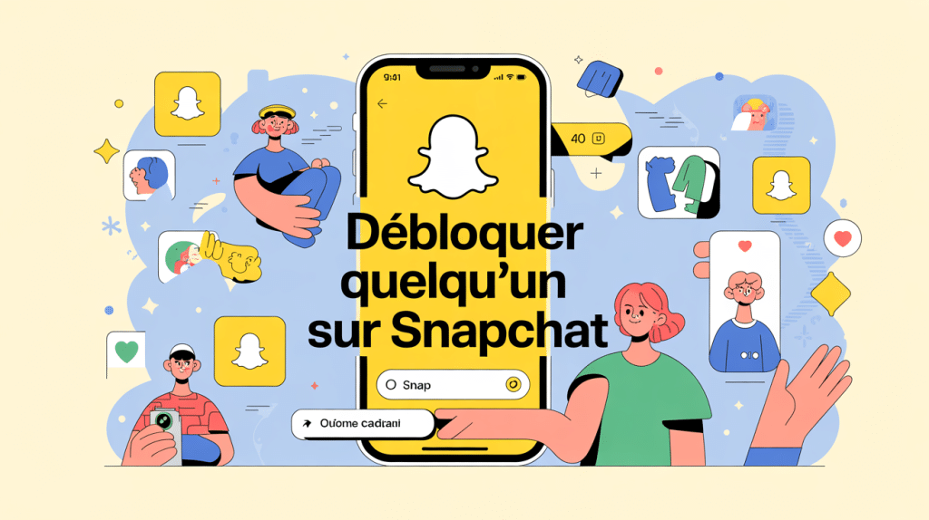 illustration principale comment debloquer quelqu'un sur snap