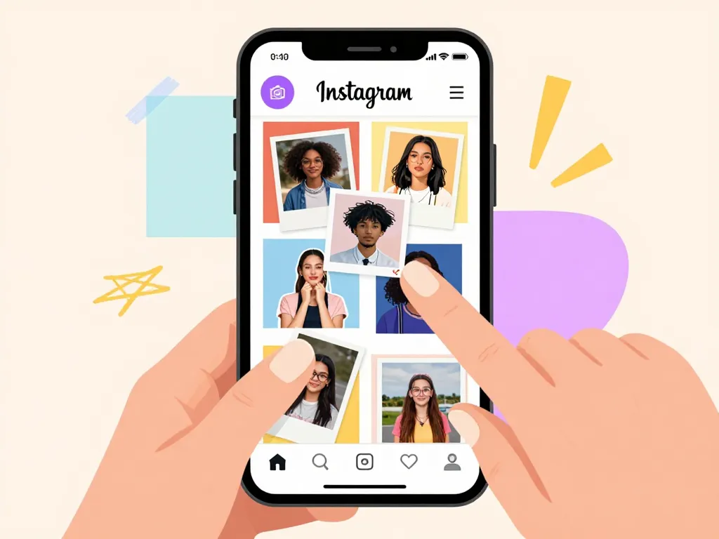 comment mettre plusieurs photos sur une seule story instagram stickers photos collage