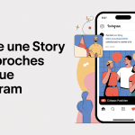 comment mettre une story amis proche en public sur instagram illustration