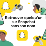 comment trouver quelqu'un sur snap sans son nom illustration stylisée