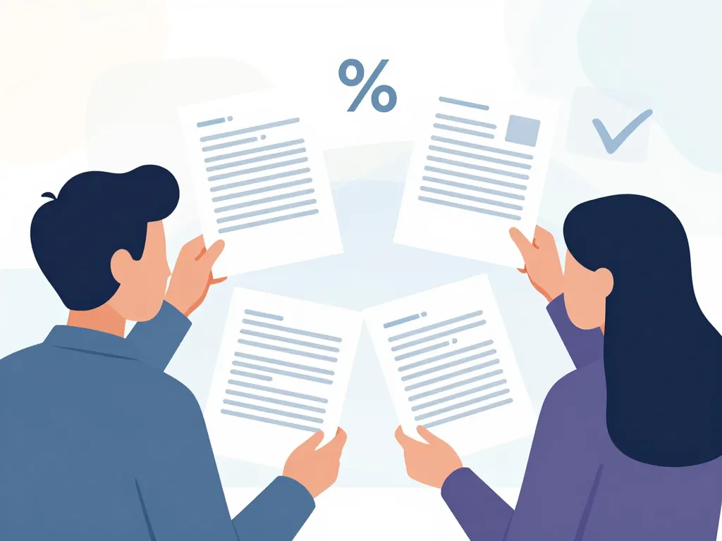 Illustration comparaison crédit 4000 euros sur 36 mois