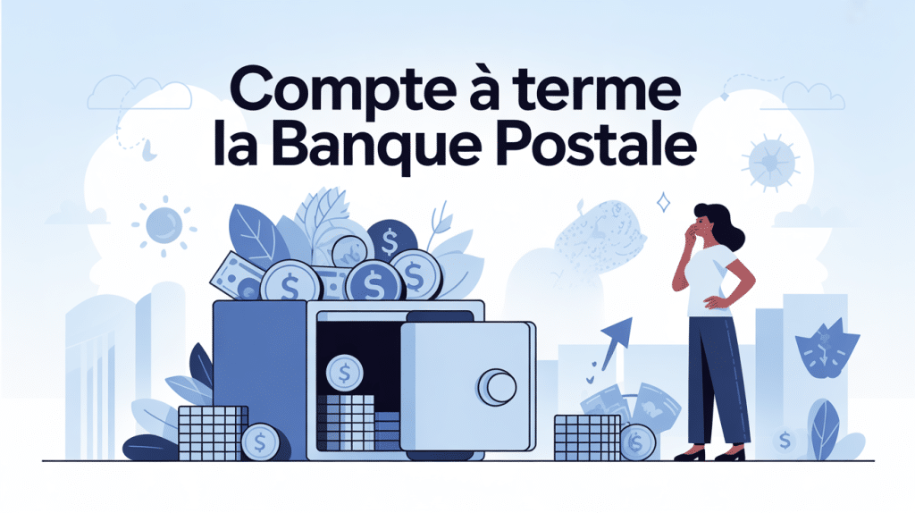 compte à terme la banque postale illustration épargne sécurisée