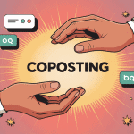 coposting visuel collaboration réseaux sociaux