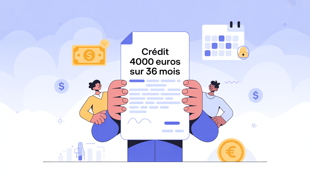 Illustration crédit 4000 euros sur 36 mois projet