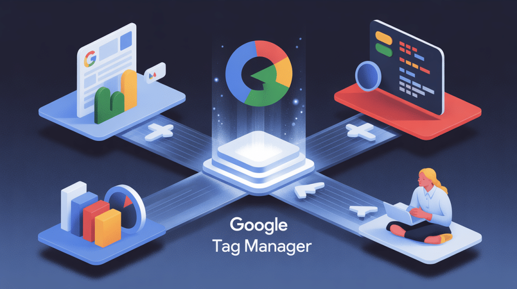 google tag manager c'est quoi illustration gestion balises