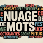 illustration nuage de mots.fr moderne et épurée