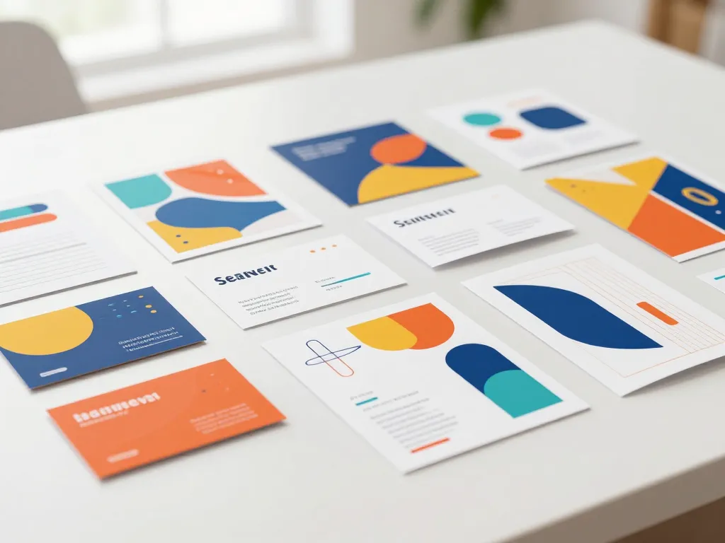 support de communication exemple supports print visuels bureau