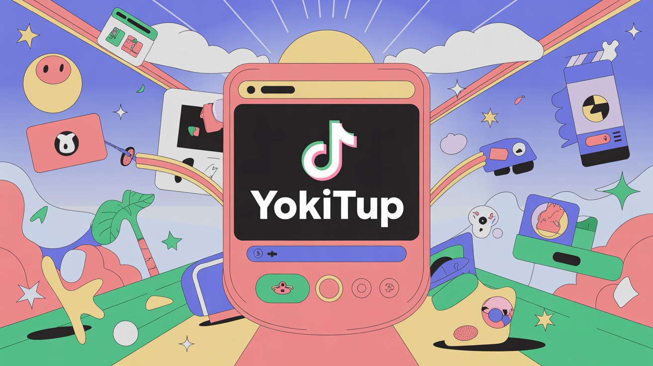 Illustration Yokitup environnement vidéos courtes