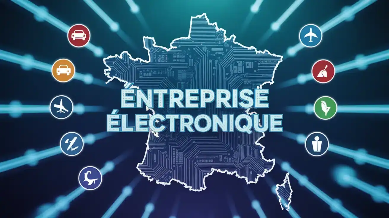 Carte France circuits entreprise electronique
