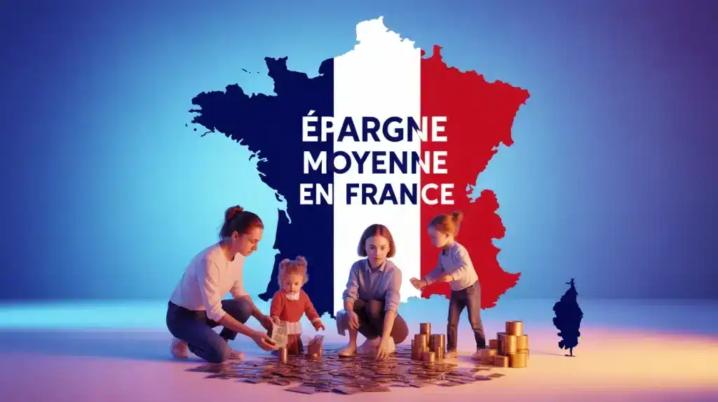 epargne moyenne en france famille carte regions