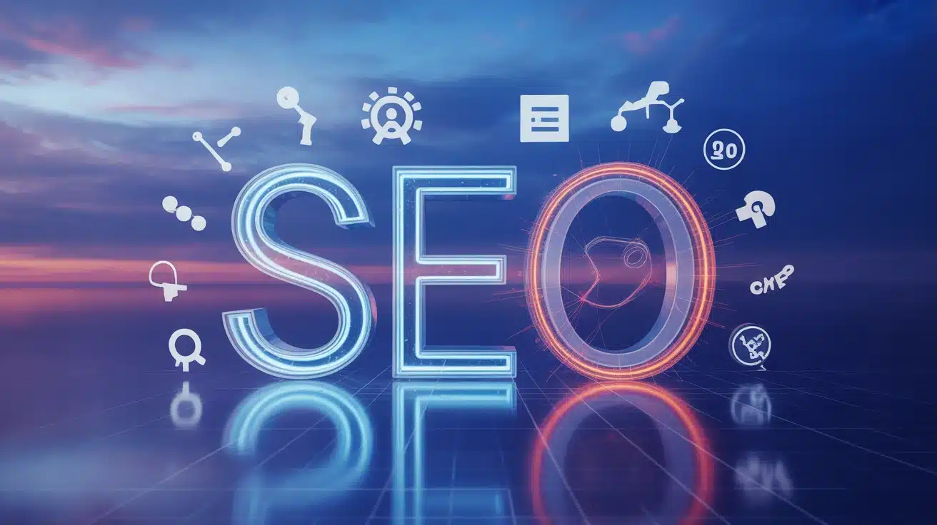 seo guide illustration fusée et outils