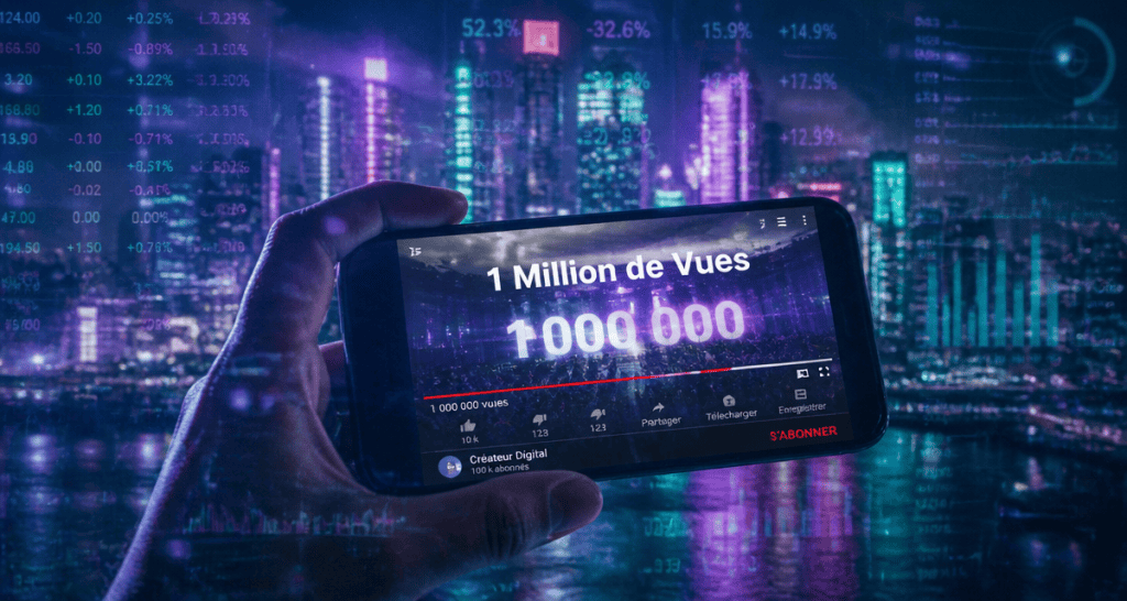 1 million de vue youtube prix smartphone et skyline