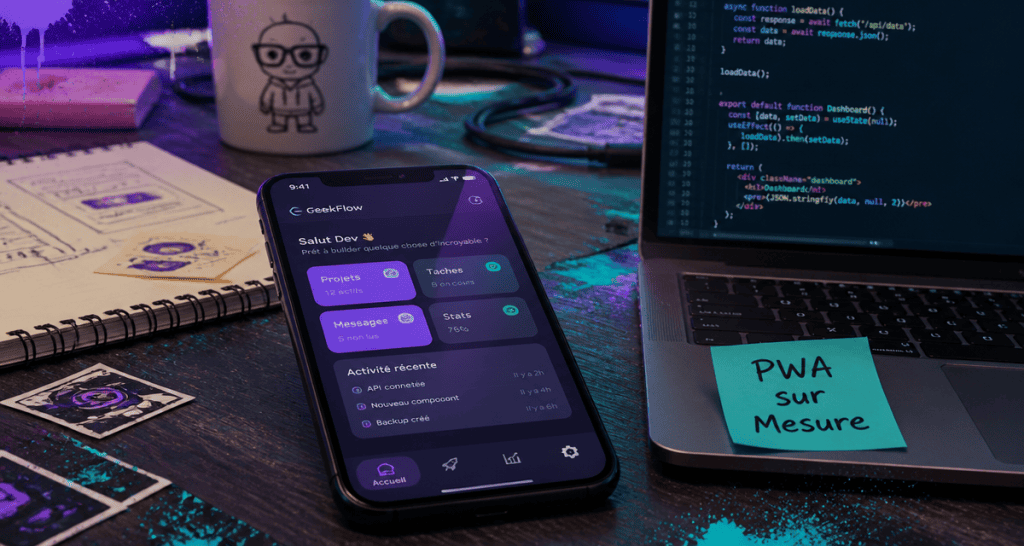 agence développement progressive web application sur mesure smartphone