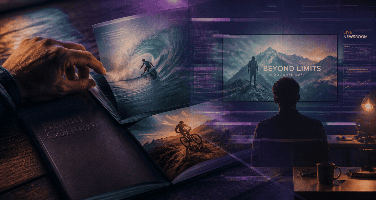 brand content exemple magazine sport et écran documentaire