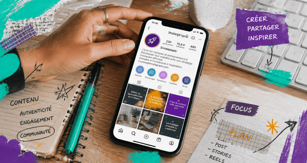 comment gagner des followers sur instagram, profil optimisé