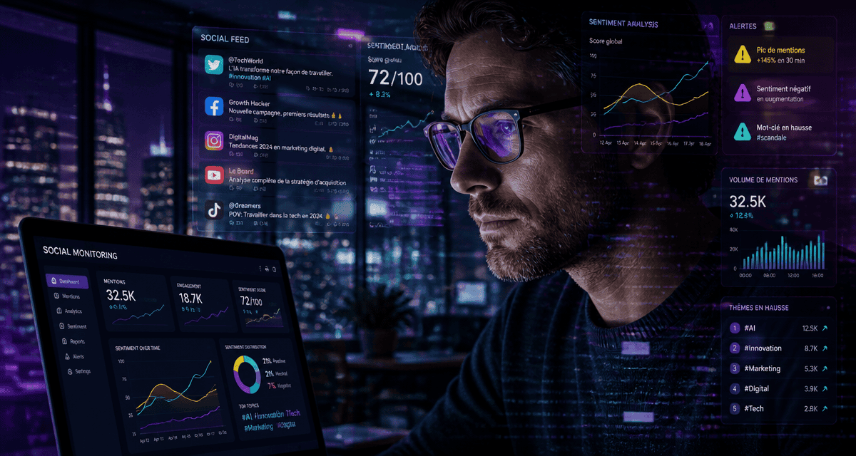 e reputation outils tableau de bord monitoring