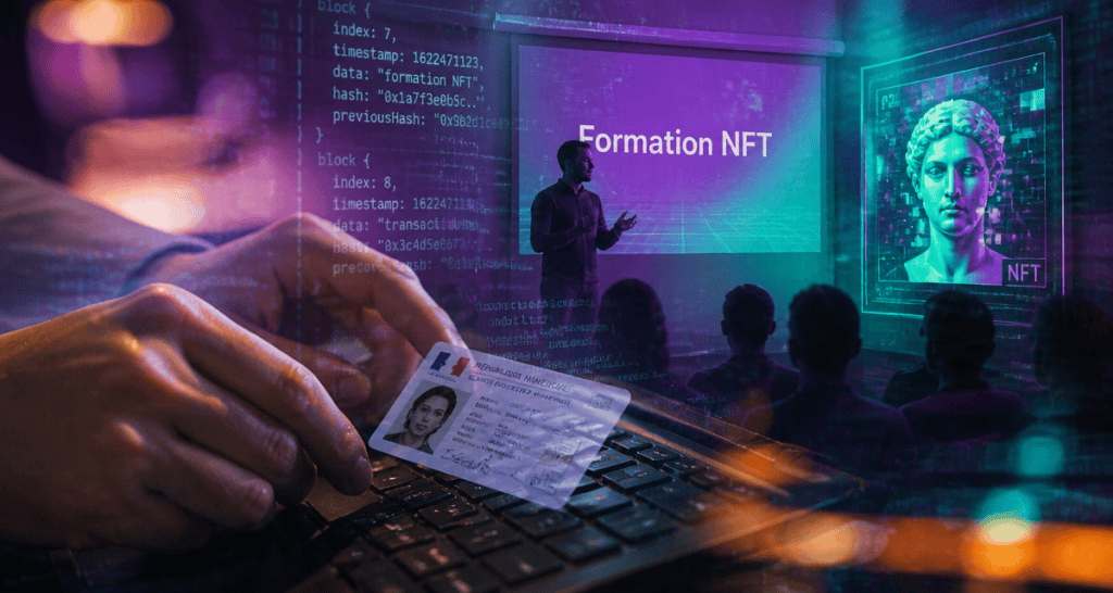 formation nft, identité numérique et blockchain