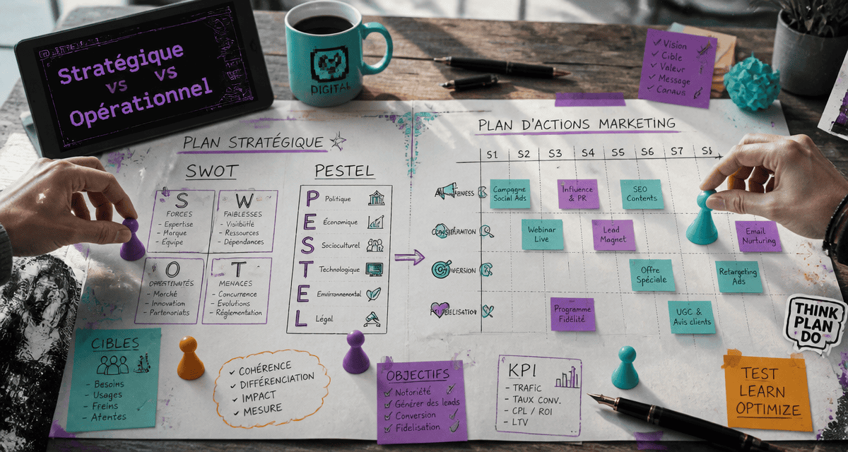 Marketing stratégique opérationnel planification et actions
