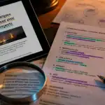 Article sponsorisé SEO et stratégie éditoriale sur bureau