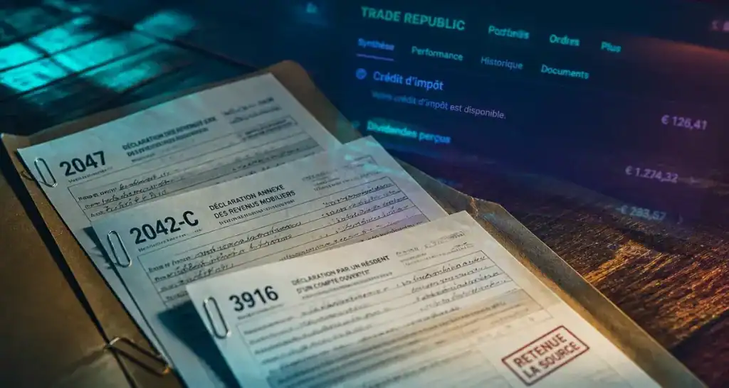 Double imposition Trade Republic, crédit d’impôt et déclaration revenus