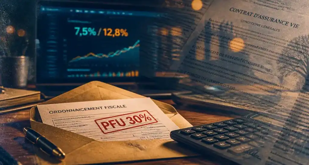 Flat taxe assurance vie : PFU 30% ou barème progressif, rachats optimisés