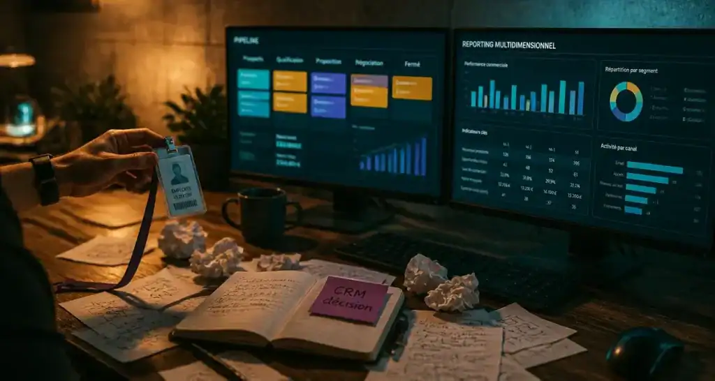 HubSpot vs Salesforce : coûts cachés CRM, pipeline et reporting.