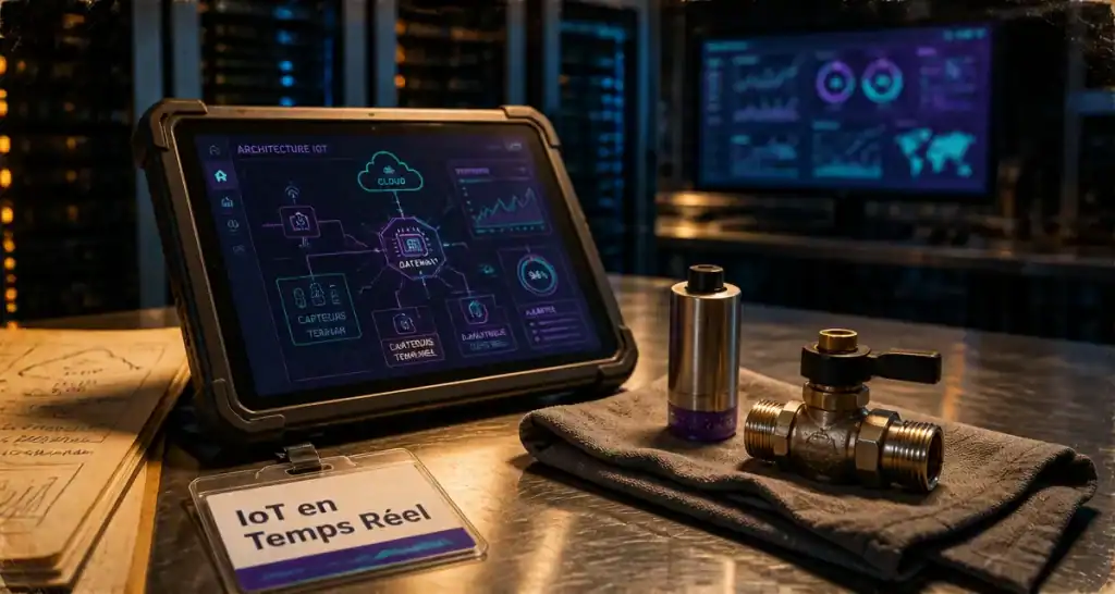 IoT iot : capteurs et vanne connectés pour la sécurité