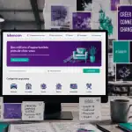 leboncoin publicité sur écran en open space