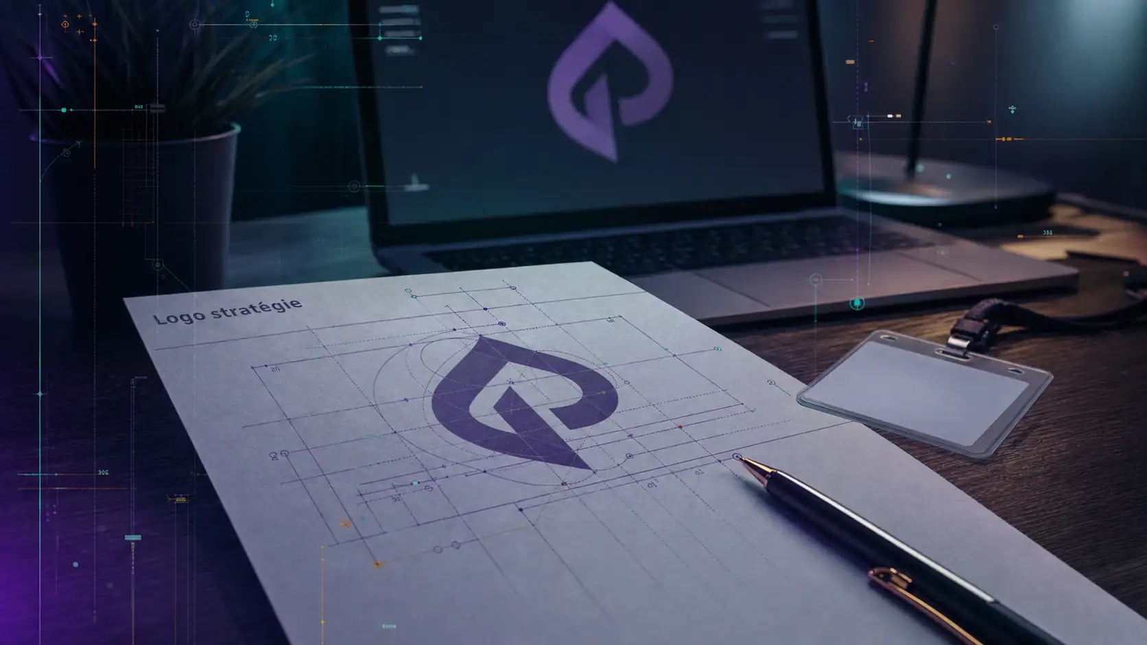 logo stratégie pour transformer un dessin en levier de croissance
