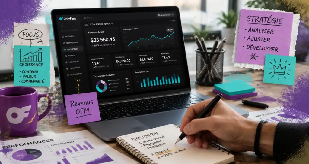 manager onlyfan salaire bureau et dashboard