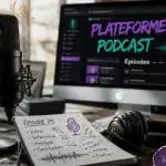 plateforme de podcast micro notes écran