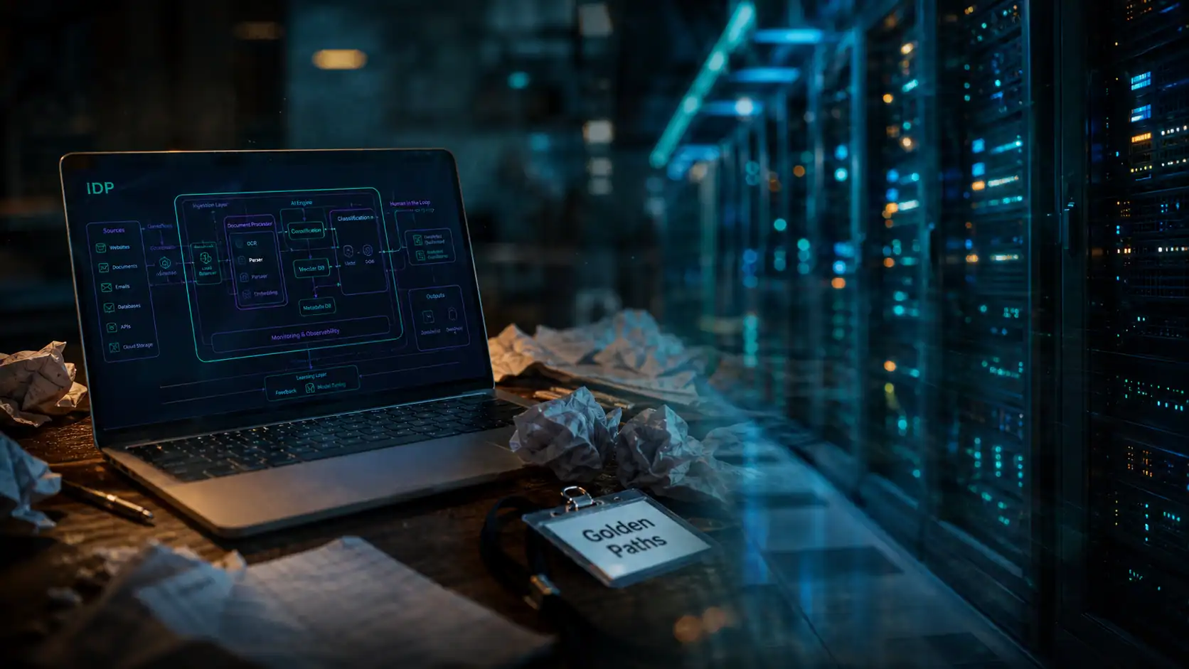 Platform engineering : IDP cloud et salle serveurs 2026