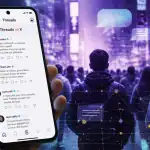 qu est ce que threads meta smartphone foule