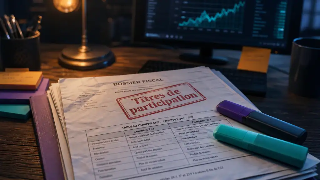 Titres de participation : sécuriser la fiscalité, dossier fiscal et comptabilité