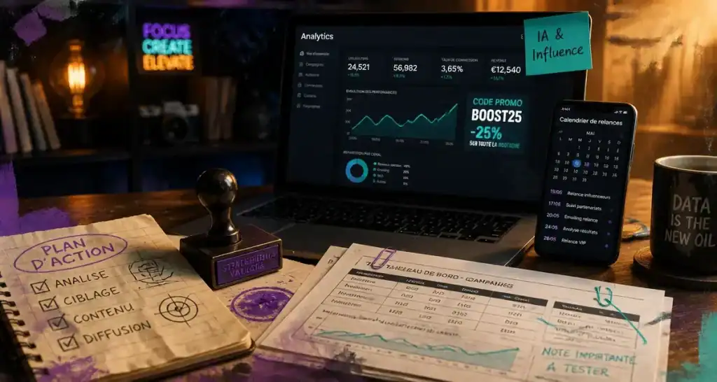 Upfluence IA influence marketing : automatisation et analytics