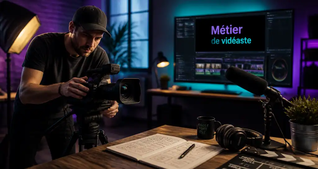 vidéaste définition en studio moderne