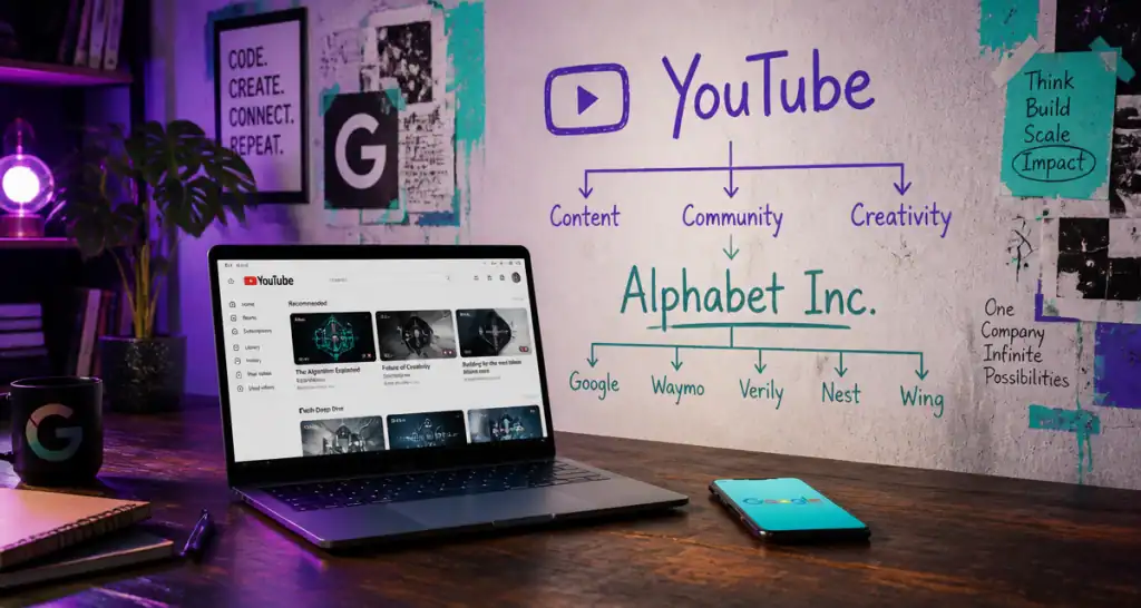 youtube appartient à quel gafam ordinateur logo google organigramme