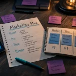 4 p en marketing : produit, prix, place, promotion (marketing mix)