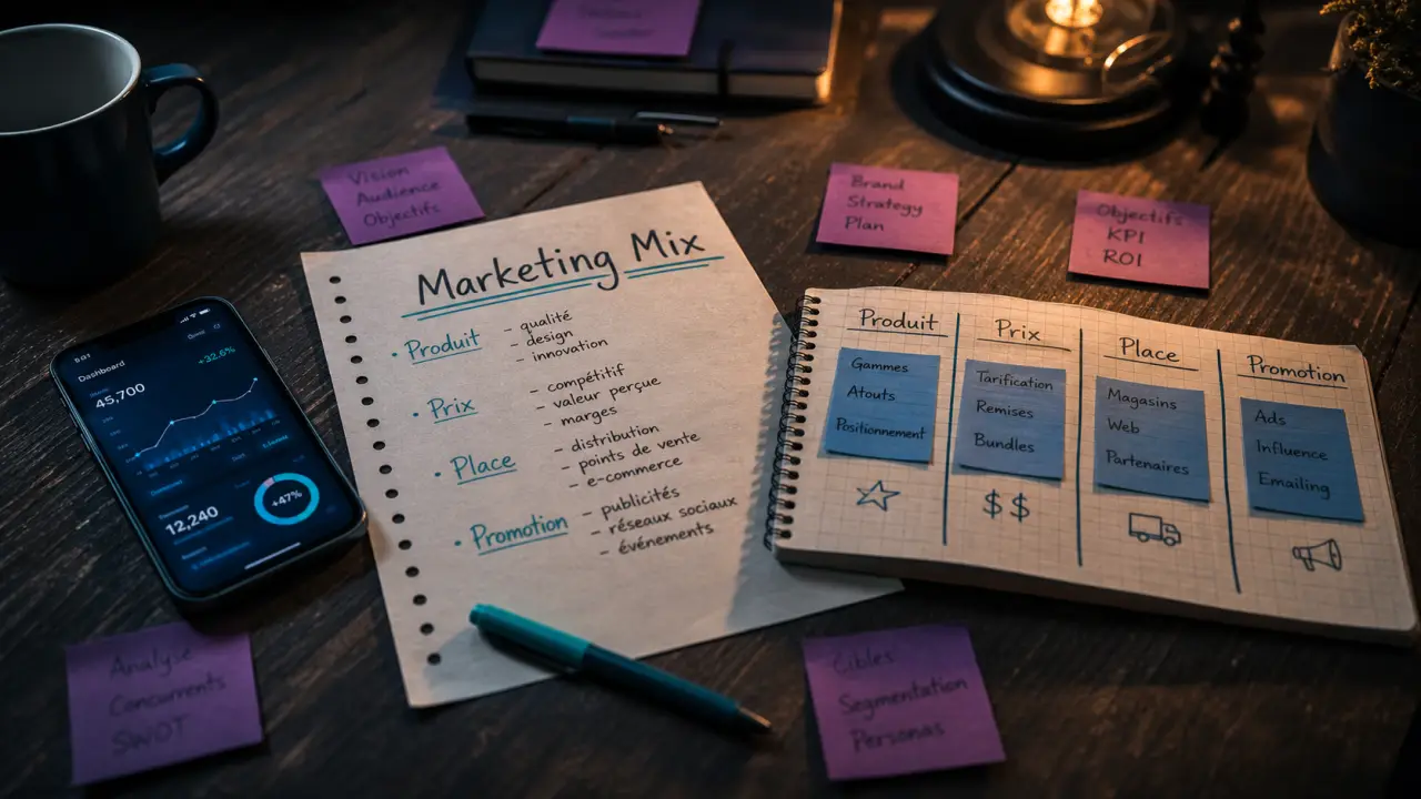 4 p en marketing : produit, prix, place, promotion (marketing mix)