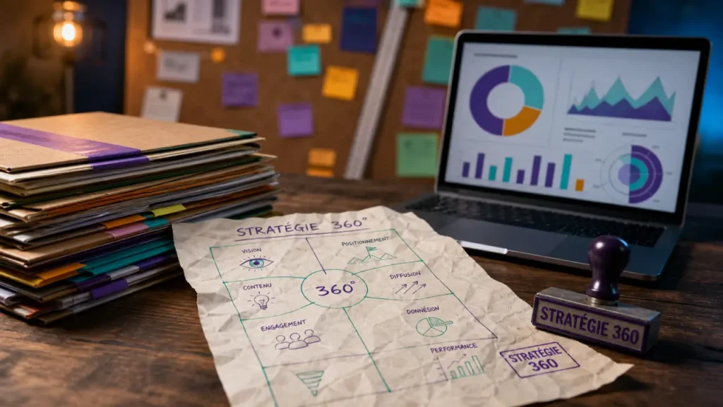 Agence marketing 360 : relier stratégie, canaux et résultats sans perdre en cohérence