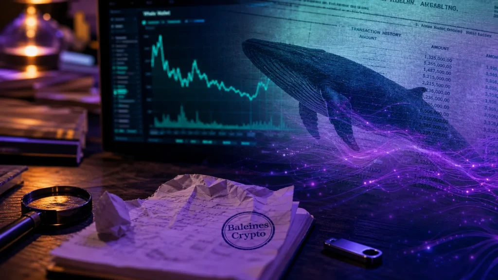 Baleines crypto : 1 000 BTC, liquidité et alertes pour lire leurs mouvements