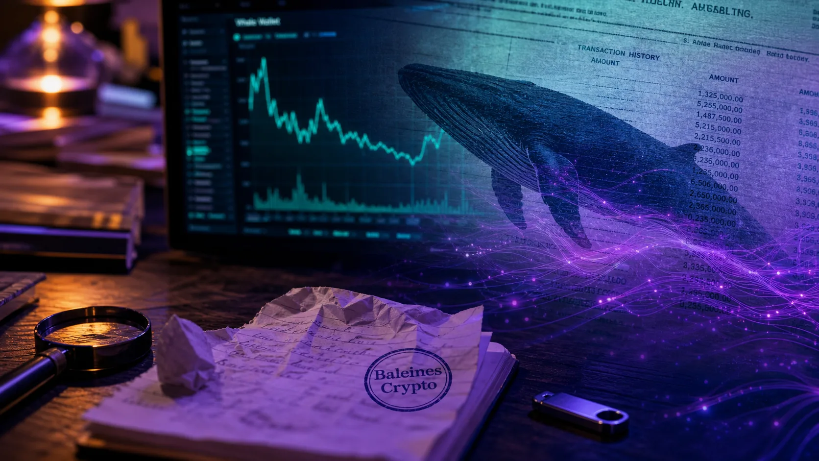 Baleines crypto et liquidité : alertes on-chain, 1 000 BTC
