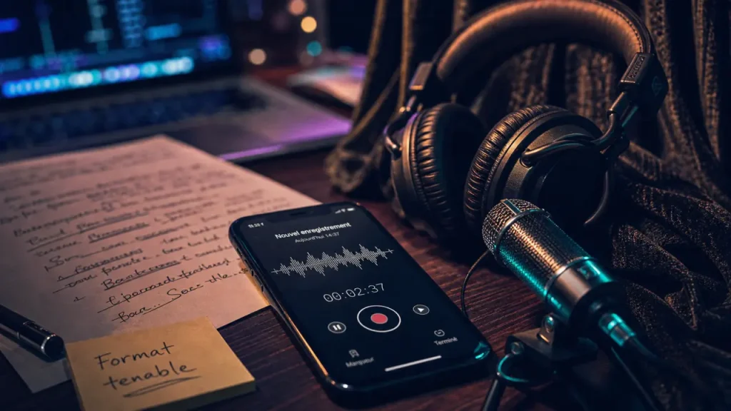 Faire un podcast sans studio : choisir le sujet, enregistrer au smartphone et diffuser partout