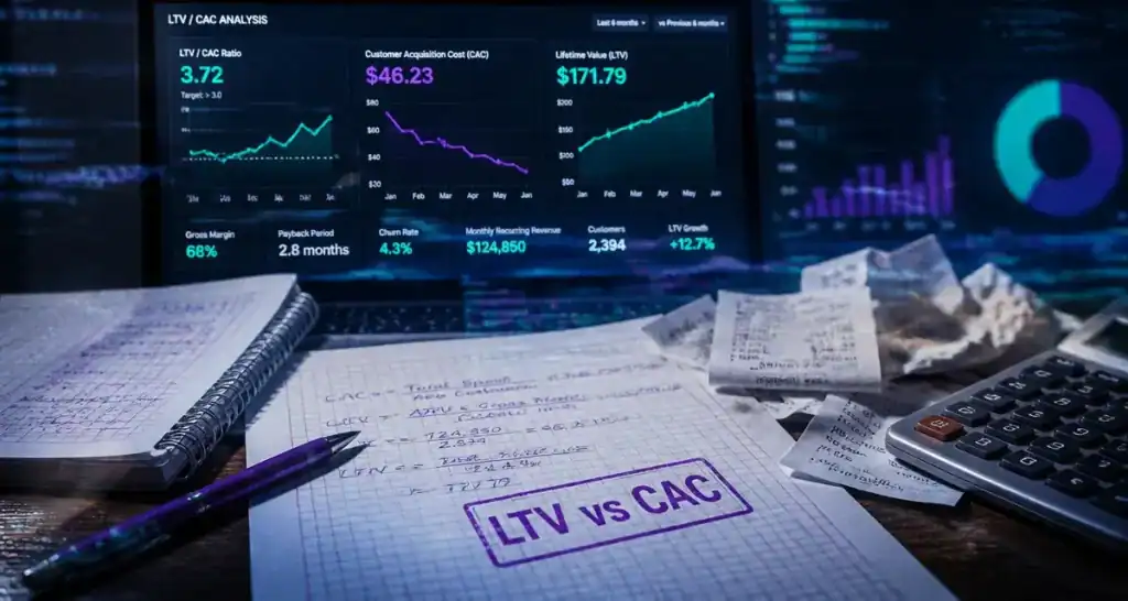 LTV marketing : LTV vs CAC pour budgets d’acquisition